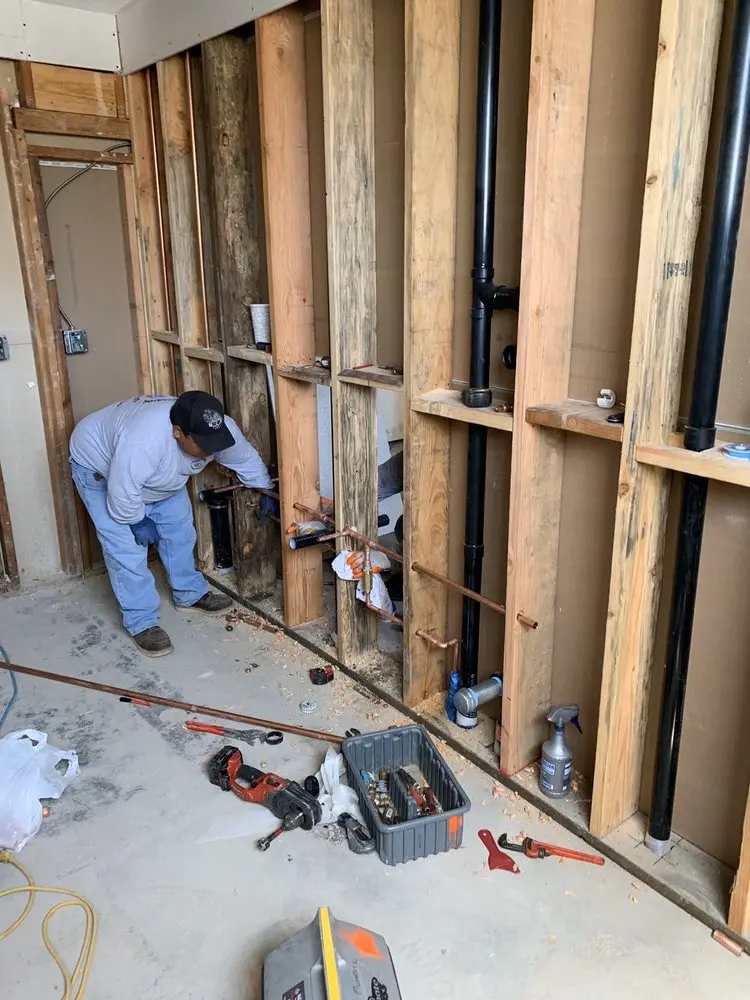 Commercial rough-in plumbing for Gas Line Repair in Brockway Landing